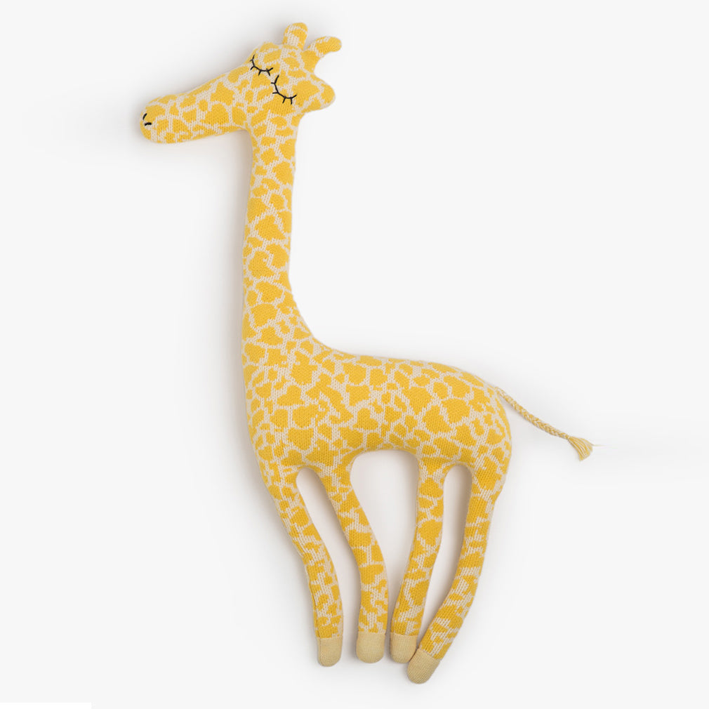 Giraffe Cotton Knitted Toy 