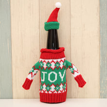 Load image into Gallery viewer, Christmas Wine Bottle Cover Knited Sweater for Christmas Decorations
