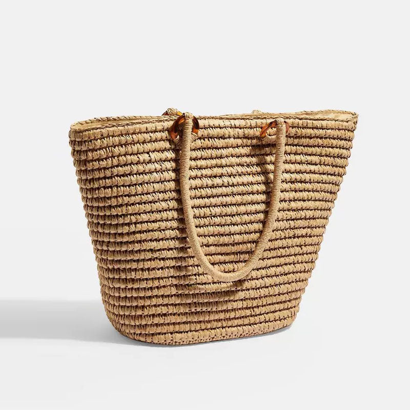 Women Crochet-Straw Bag