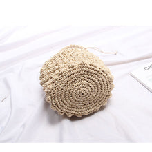 Load image into Gallery viewer,  Women Tote Hand Woven Rattan Bag

